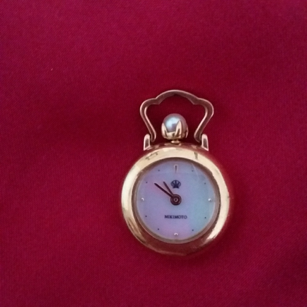 Mikimoto Pearl Watch Pendant